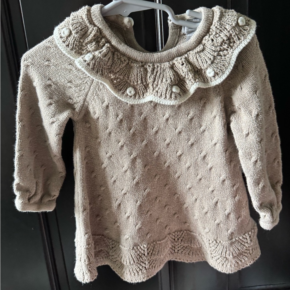 Cozy Grey Cowl Neck Sweater with Soft Knit